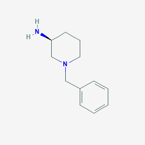 molecular formula C12H18N2 B065776 (S)-1-Benzyl-3-aminopiperidine CAS No. 168466-85-1