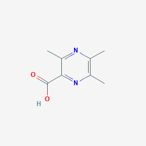 molecular formula C8H10N2O2 B065783 3,5,6-trimethylpyrazine-2-carboxylic Acid CAS No. 186534-01-0