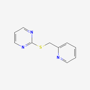 2-{[(pyridin-2-yl)methyl]sulfanyl}pyrimidine