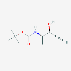 Tert-butyl N-[(2S,3R)-3-hydroxypent-4-yn-2-yl]carbamate