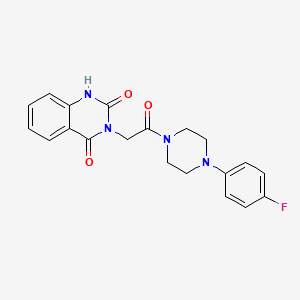 3-{2-[4-(4-fluorophenyl)piperazin-1-yl]-2-oxoethyl}-1,2,3,4-tetrahydroquinazoline-2,4-dione