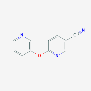 6-(pyridin-3-yloxy)pyridine-3-carbonitrile