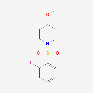 1-(2-fluorobenzenesulfonyl)-4-methoxypiperidine