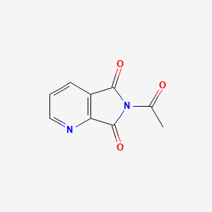molecular formula C9H6N2O3 B6580034 6-Acetyl-5H-pyrrolo[3,4-b]pyridine-5,7(6H)-dione CAS No. 212378-45-5