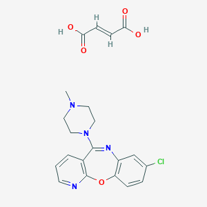 Pyrido(2,3-b)(1,5)benzoxazepine, 8-chloro-5-(4-methyl-1-piperazinyl)-, (2E)-2-butenedioate (1:1)