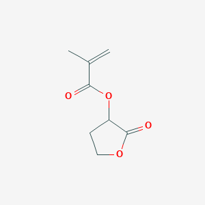 molecular formula C8H10O4 B065817 (2-oxooxolan-3-yl) 2-methylprop-2-enoate CAS No. 195000-66-9