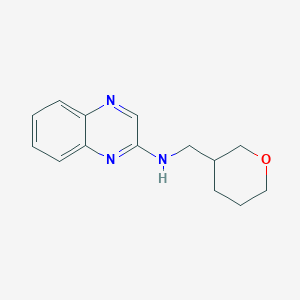 N-[(oxan-3-yl)methyl]quinoxalin-2-amine