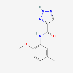 N-(2-methoxy-5-methylphenyl)-1H-1,2,3-triazole-5-carboxamide
