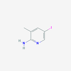 molecular formula C6H7IN2 B065838 5-碘-3-甲基吡啶-2-胺 CAS No. 166266-19-9
