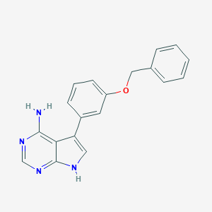 5-(3-(benzyloxy)phenyl)-7H-pyrrolo[2,3-d]pyrimidin-4-amine