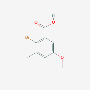 2-Bromo-5-methoxy-3-methylbenzoic acid