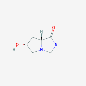 (6R,7AR)-6-hydroxy-2-methylhexahydro-1H-pyrrolo[1,2-c]imidazol-1-one