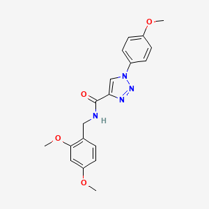 N-[(2,4-dimethoxyphenyl)methyl]-1-(4-methoxyphenyl)-1H-1,2,3-triazole-4-carboxamide