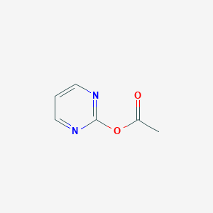molecular formula C6H6N2O2 B065872 Pyrimidin-2-yl acetate CAS No. 180308-30-9