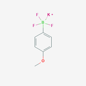 molecular formula C7H7BF3KO B065874 Potassium (4-Methoxyphenyl)trifluoroborate CAS No. 192863-36-8