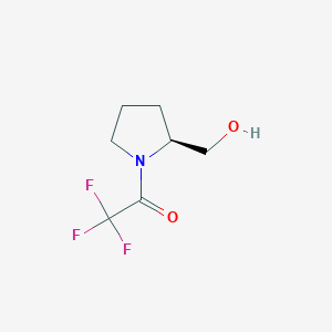 2-Pyrrolidinemethanol, 1-(trifluoroacetyl)-, (2S)-(9CI)