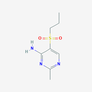 2-Methyl-5-(propylsulfonyl)pyrimidin-4-amine