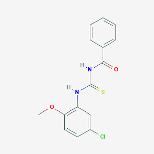N-[(5-chloro-2-methoxyphenyl)carbamothioyl]benzamide