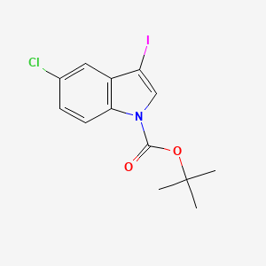 tert-Butyl 5-chloro-3-iodo-1H-indole-1-carboxylate