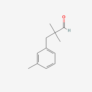molecular formula C12H16O B6590445 2,2-Dimethyl-3-(3-methylphenyl)propanal CAS No. 107737-97-3