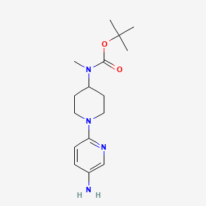 (5'-Amino-3,4,5,6-tetrahydro-2h-[1,2']bipyridinyl-4-yl)-methyl-carbamic acid tert-butyl ester
