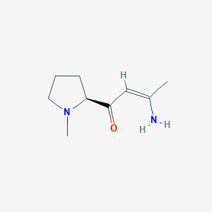 (Z)-3-amino-1-[(2S)-1-methylpyrrolidin-2-yl]but-2-en-1-one