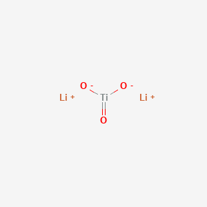 molecular formula H4Li4O12Ti5 B6590807 Lithium titanate CAS No. 12031-95-7
