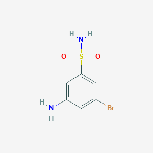 3-Amino-5-bromobenzene-1-sulfonamide