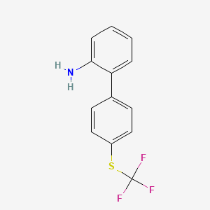 4'-[(Trifluoromethyl)thio]-1,1'-biphenyl-2-amine