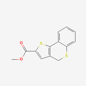 molecular formula C13H10O2S2 B6591101 Methyl 4H-thieno[3,2-c]thiochromene-2-carboxylate CAS No. 126522-02-9