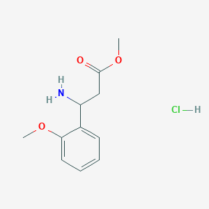 Methyl 3-amino-3-(2-methoxyphenyl)propanoate hydrochloride