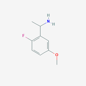1-(2-Fluoro-5-methoxyphenyl)ethan-1-amine