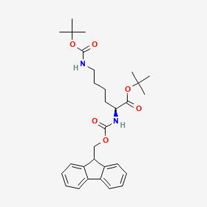 (S)-tert-Butyl 2-((((9H-fluoren-9-yl)methoxy)carbonyl)amino)-6-((tert-butoxycarbonyl)amino)hexanoate