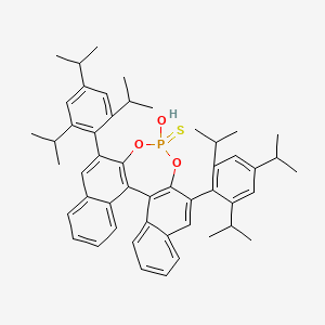 (S)-4-Hydroxy-2,6-bis(2,4,6-triisopropylphenyl)dinaphtho-[2,1-d:1',2'-f][1,3,2]dioxaphosphepine 4-sulfide