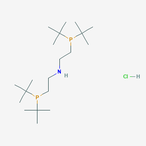 molecular formula C20H46ClNP2 B6591229 Bis(2-(di-tert-butylphosphino)ethyl)aminehydrochloride CAS No. 1326805-03-1
