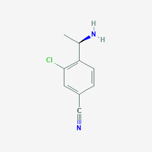 (R)-4-(1-Aminoethyl)-3-chlorobenzonitrile