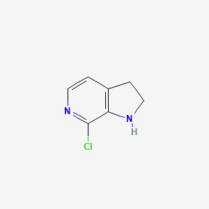 7-Chloro-1H,2H,3H-pyrrolo[2,3-C]pyridine