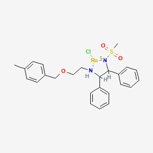 molecular formula C25H29ClN2O3RuS+ B6591323 Ru-(R,R)-Ms-DENEB CAS No. 1361318-83-3