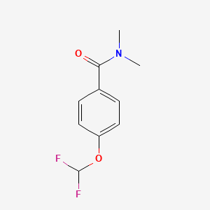 B6591402 4-(difluoromethoxy)-N,N-dimethylbenzamide CAS No. 1378312-90-3