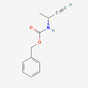 molecular formula C12H13NO2 B6591494 (R)-Benzyl but-3-YN-2-ylcarbamate CAS No. 1393524-11-2