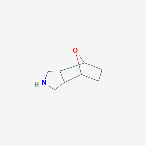 molecular formula C8H13NO B6591774 10-Oxa-4-azatricyclo[5.2.1.0,2,6]decane CAS No. 157182-65-5