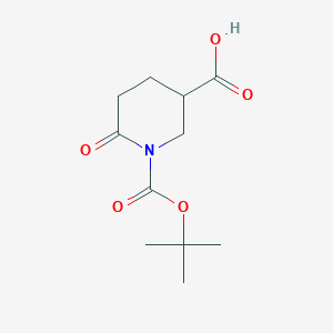 1-(tert-Butoxycarbonyl)-6-oxopiperidine-3-carboxylic acid