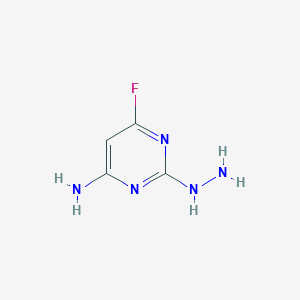 6-Fluoro-2-hydrazinylpyrimidin-4-amine