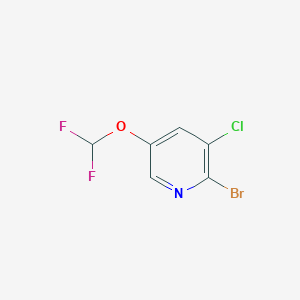 2-Bromo-3-chloro-5-(difluoromethoxy)pyridine