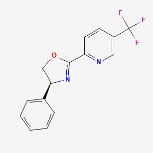 (S)-4-Phenyl-2-(5-(trifluoromethyl)pyridin-2-yl)-4,5-dihydrooxazole