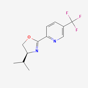 (S)-4-Isopropyl-2-(5-(trifluoromethyl)pyridin-2-yl)-4,5-dihydrooxazole