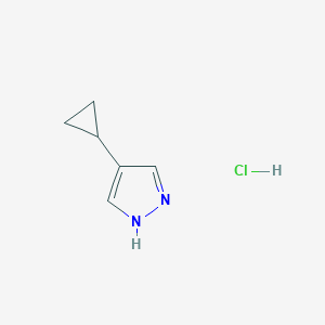 4-cyclopropyl-1H-pyrazole hydrochloride