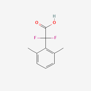 molecular formula C10H10F2O2 B6592084 2-(2,6-Dimethylphenyl)-2,2-difluoroacetic acid CAS No. 1820703-25-0