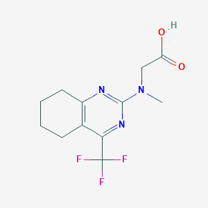 N-Methyl-N-[5,6,7,8-tetrahydro-4-(trifluoromethyl)quinazolin-2-yl]glycine
