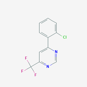 6-(2-Chlorophenyl)-4-(trifluoromethyl)pyrimidine